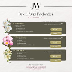PEONY BRIDAL PACKAGE
